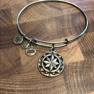 Alex and Ani compass bangle *Rare*